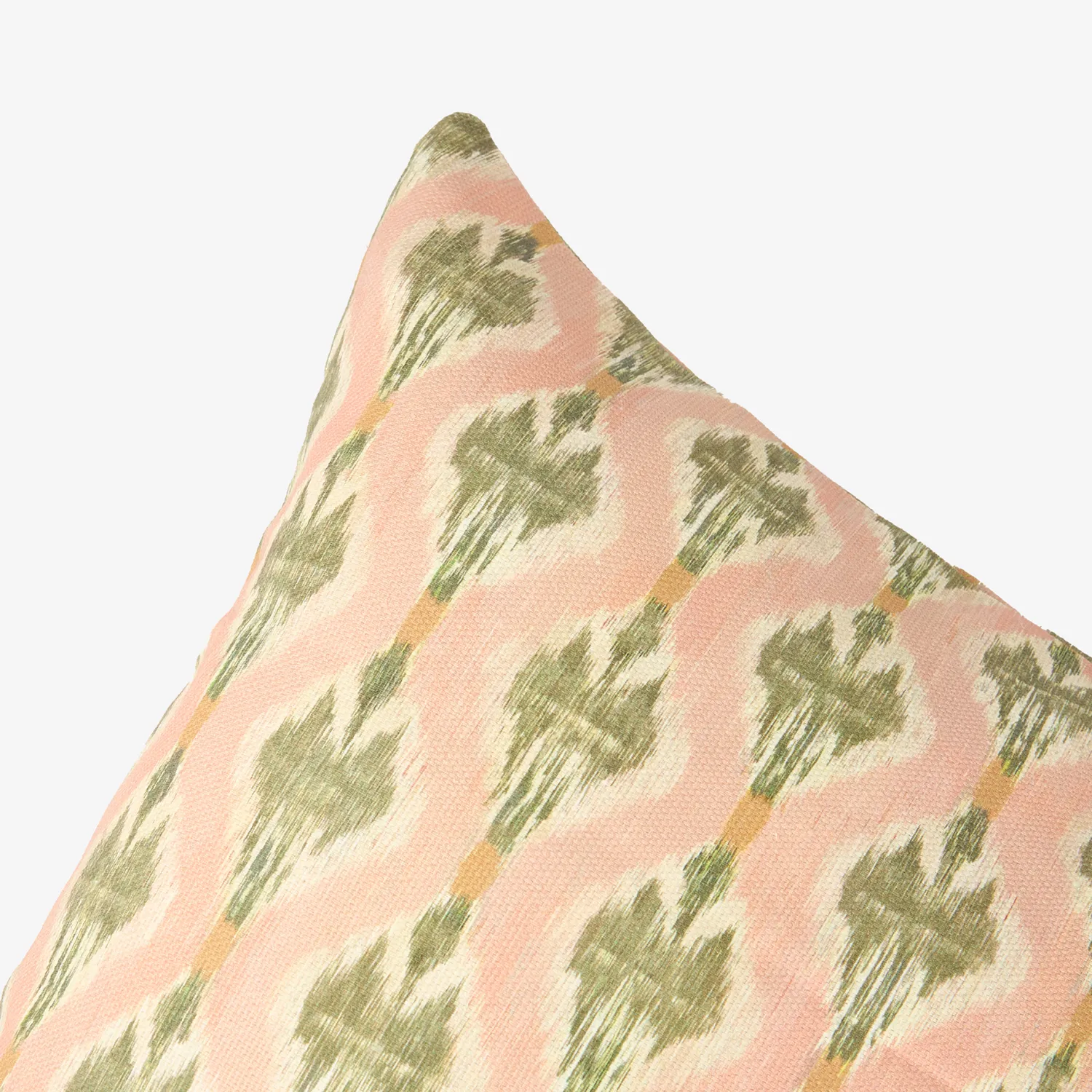 Casa Viva Funda de cojín de algodón rosa claro Ikat 45x45cm Discount