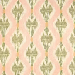 Casa Viva Funda de cojín de algodón rosa claro Ikat 45x45cm Discount