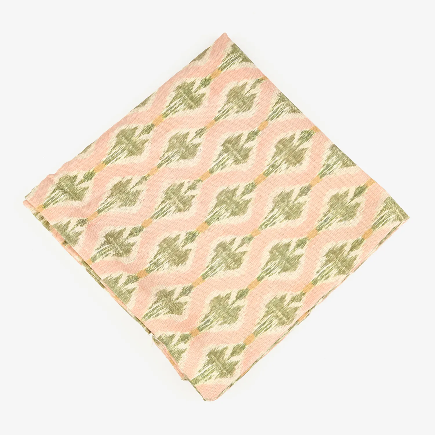 Casa Viva Funda de cojín de algodón rosa claro Ikat 45x45cm Discount