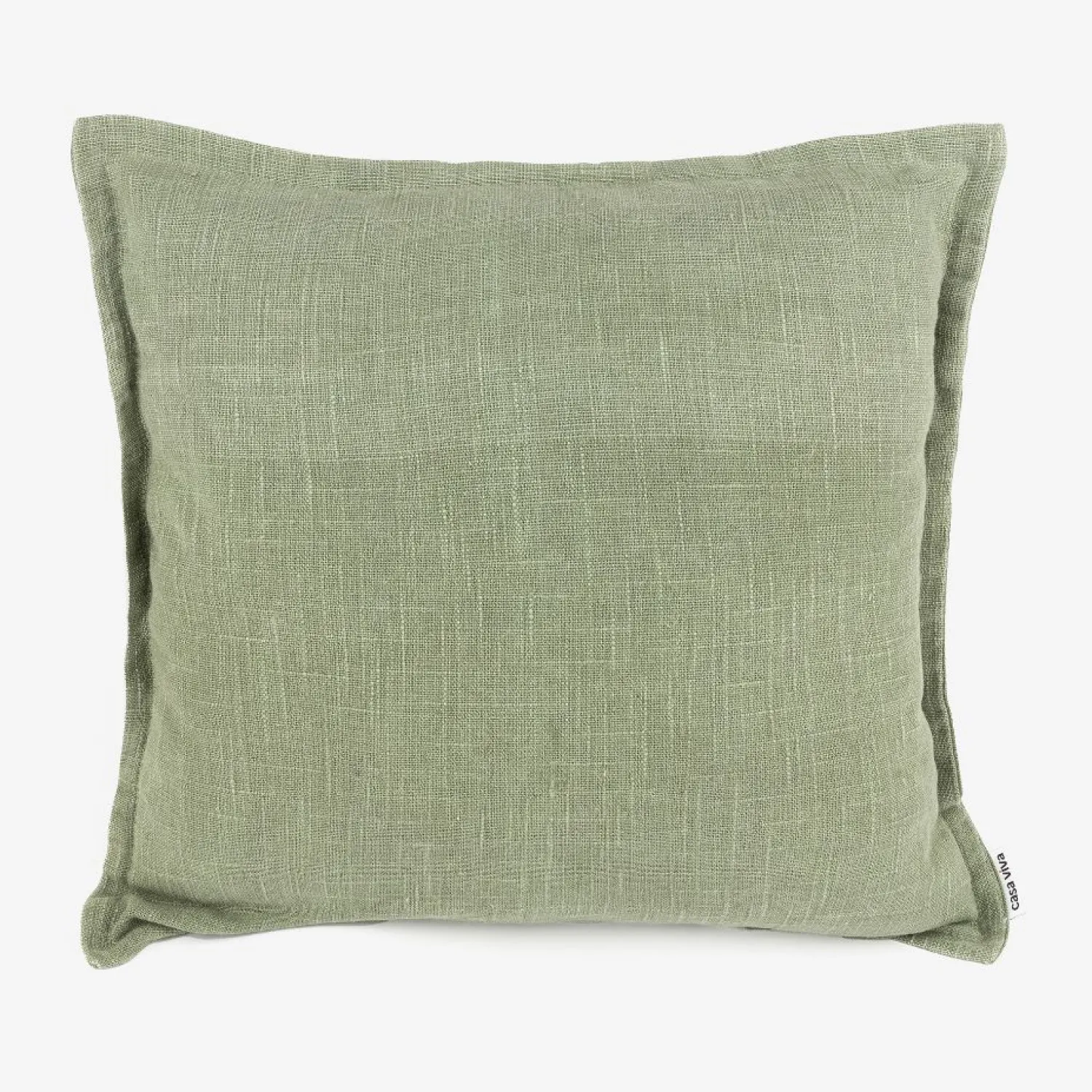Casa Viva Funda de cojín de algodón verde Frida 45x45cm New