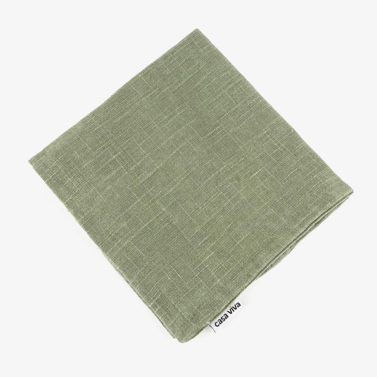 Casa Viva Funda de cojín de algodón verde Frida 45x45cm New