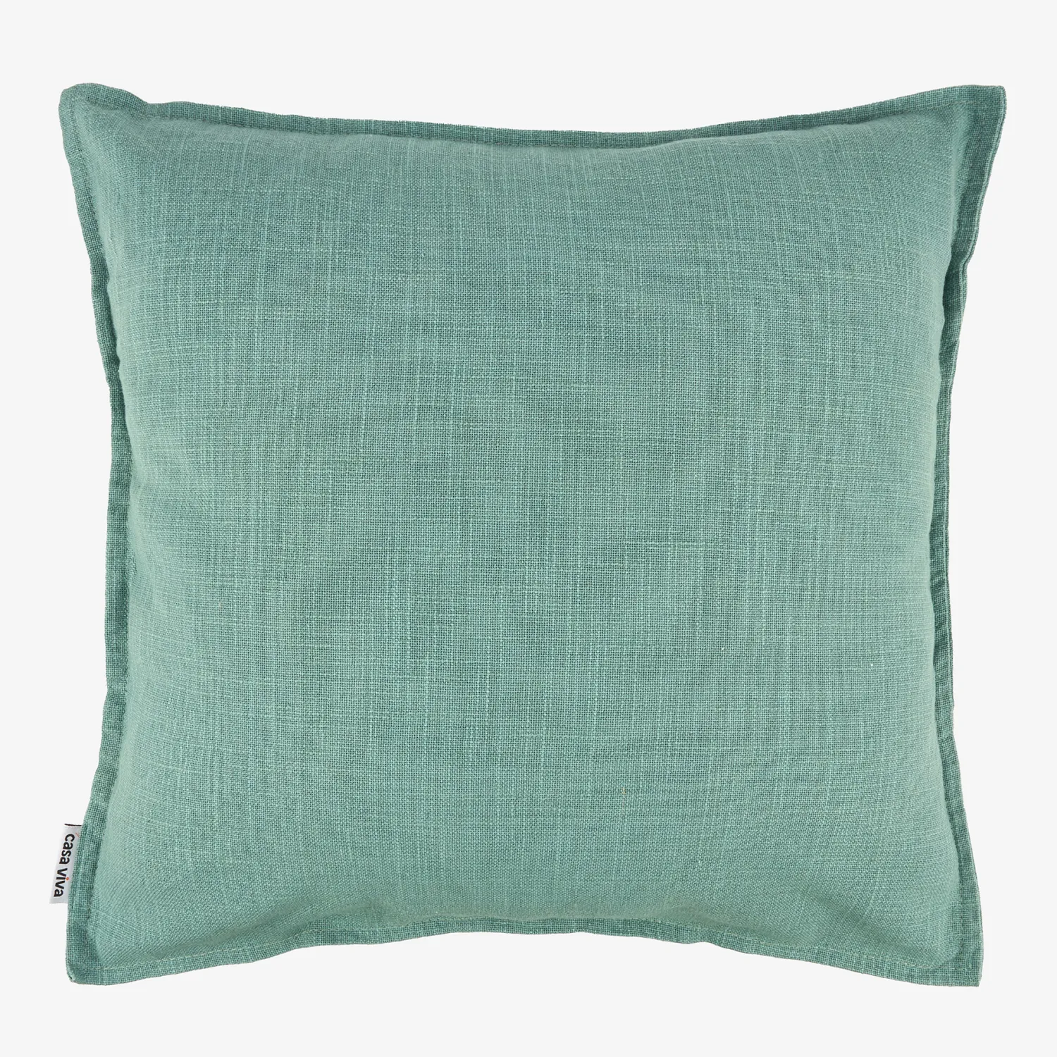 Casa Viva Funda de cojín de algodón verde Frida 45x45cm Clearance