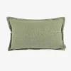 Casa Viva Funda de cojín de algodón verde Frida 30x45cm Outlet