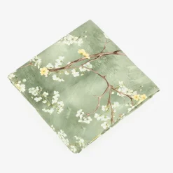 Casa Viva Funda de cojín de algodón verde Sakura 45x45cm Online