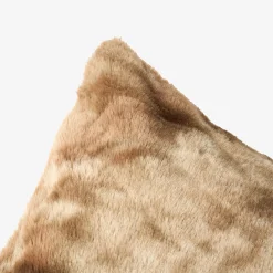 Casa Viva Funda de cojín de franela marrón Yakutia 45x45cm Sale