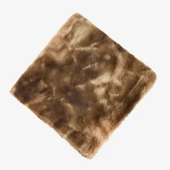 Casa Viva Funda de cojín de franela marrón Yakutia 45x45cm Sale