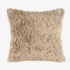 Casa Viva Funda de cojín de pelo beige 45x45cm Hot