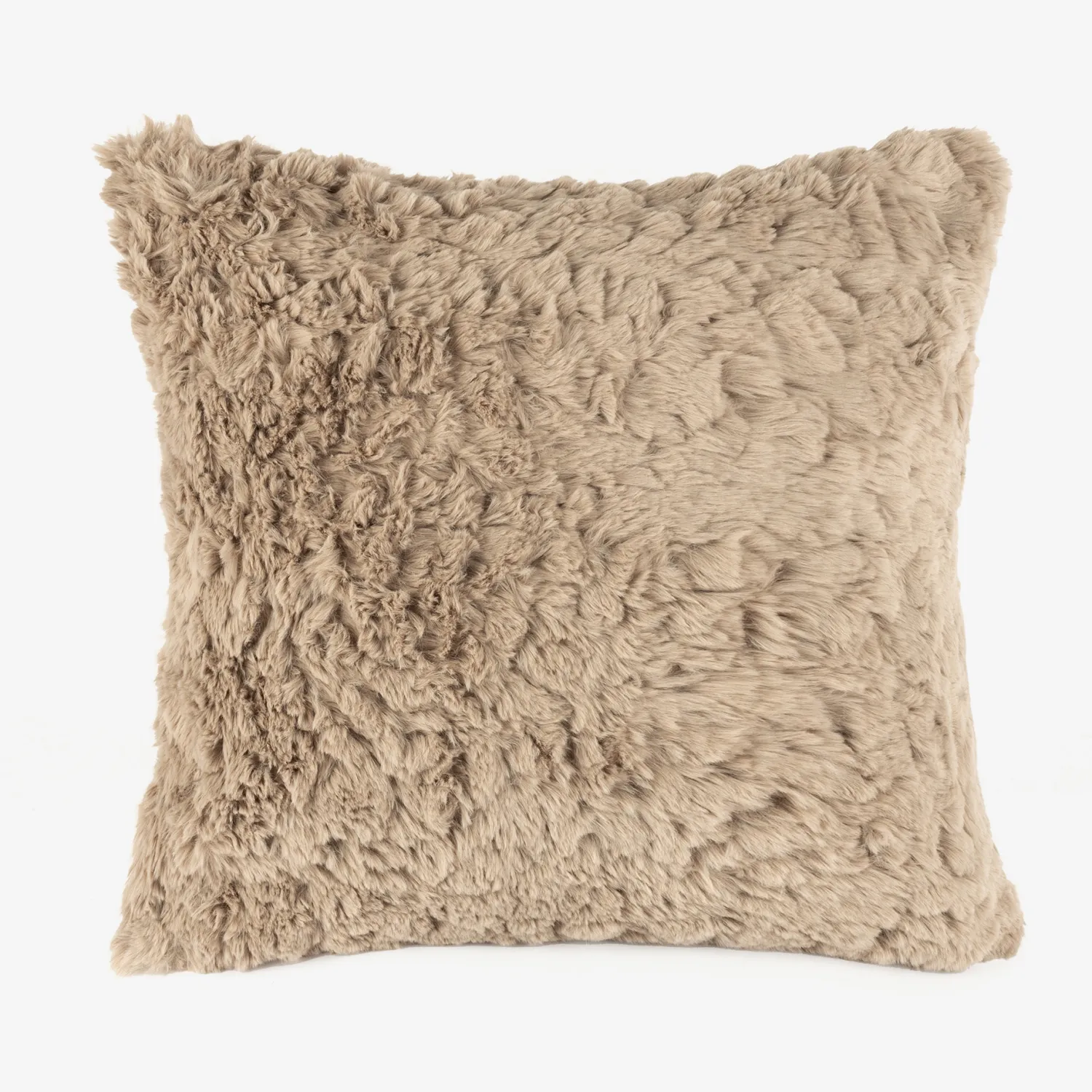 Casa Viva Funda de cojín de pelo beige 45x45cm Hot