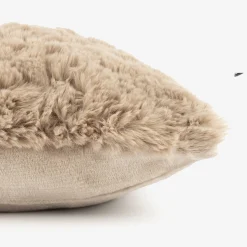 Casa Viva Funda de cojín de pelo beige 45x45cm Hot