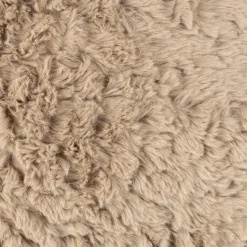 Casa Viva Funda de cojín de pelo beige 45x45cm Hot