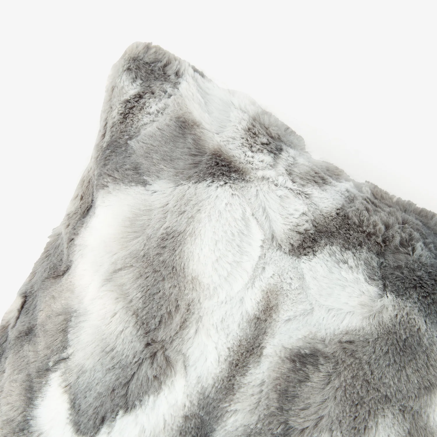 Casa Viva Funda de cojín de pelo gris 45x45cm New