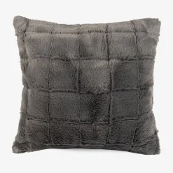 Casa Viva Funda de cojín de pelo suave gris Nuuk 45x45cm Best