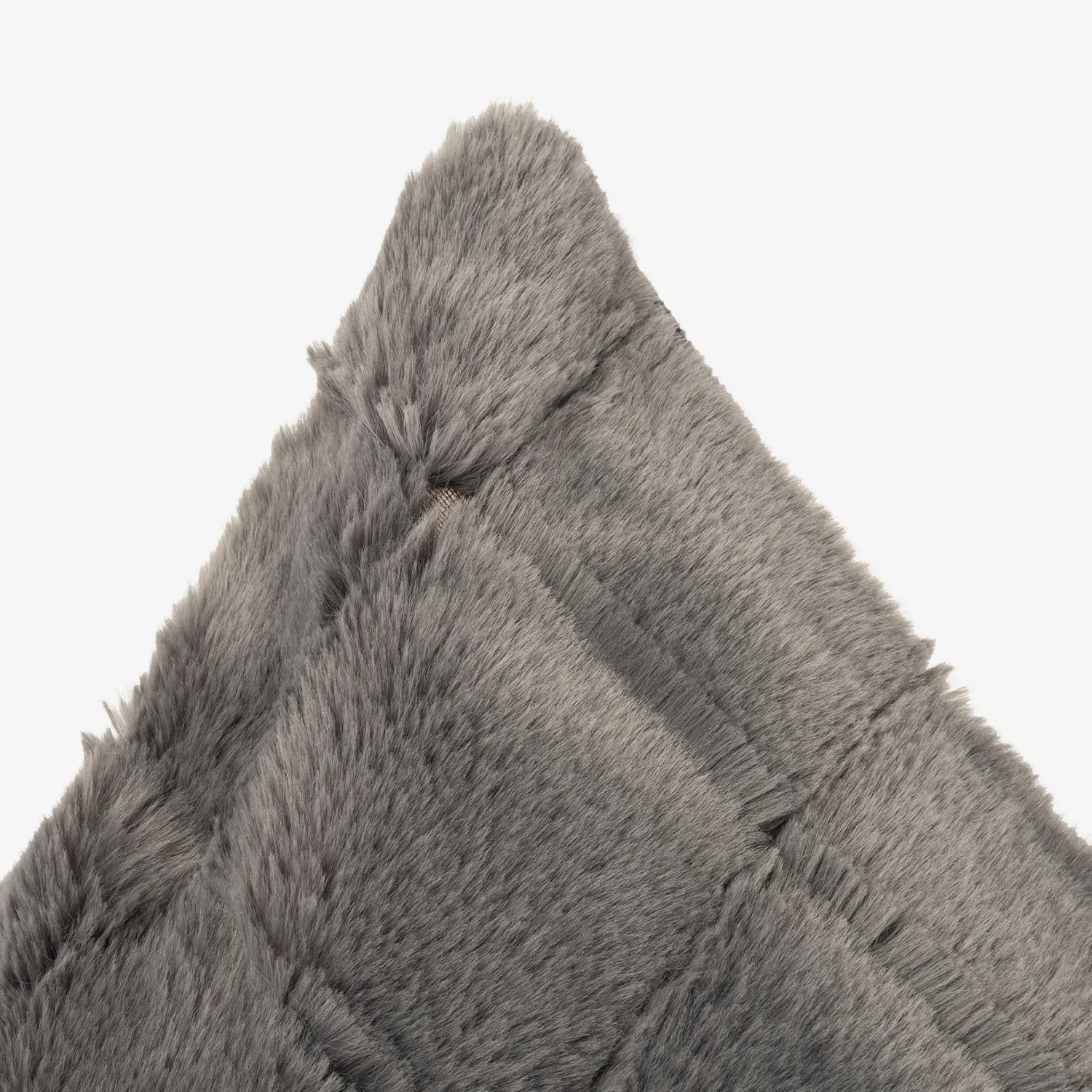 Casa Viva Funda de cojín de pelo suave gris Nuuk 45x45cm Best