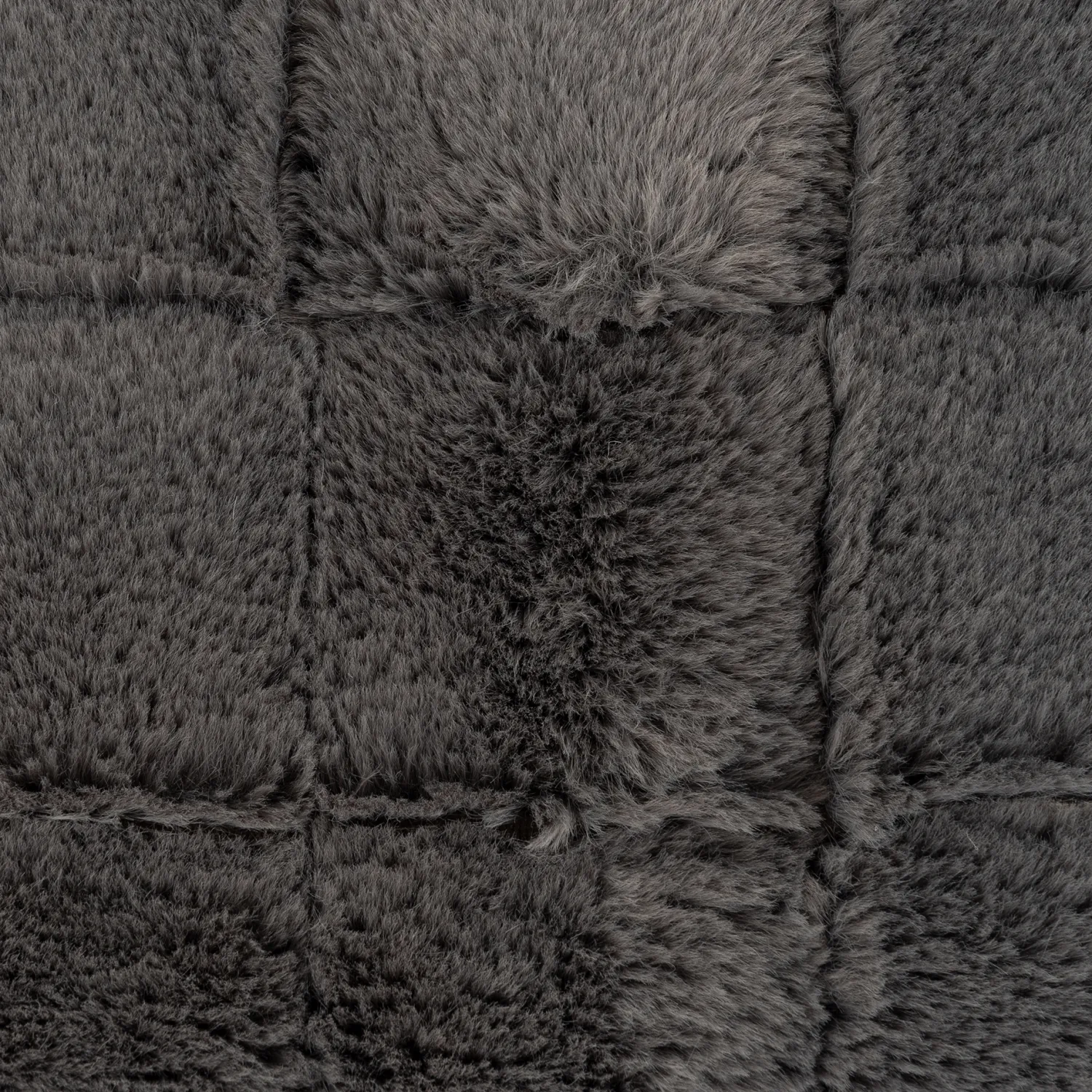 Casa Viva Funda de cojín de pelo suave gris Nuuk 45x45cm Best