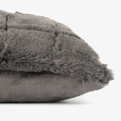 Casa Viva Funda de cojín de pelo suave gris Nuuk 45x45cm Best