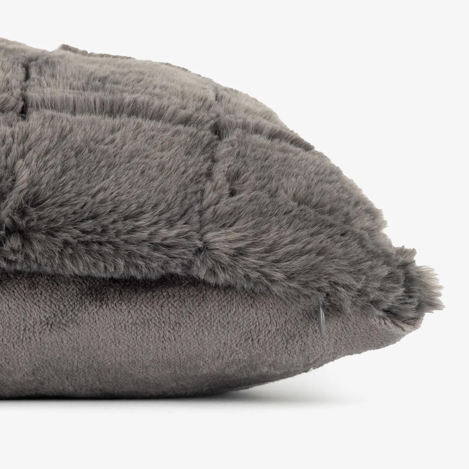 Casa Viva Funda de cojín de pelo suave gris Nuuk 45x45cm Best