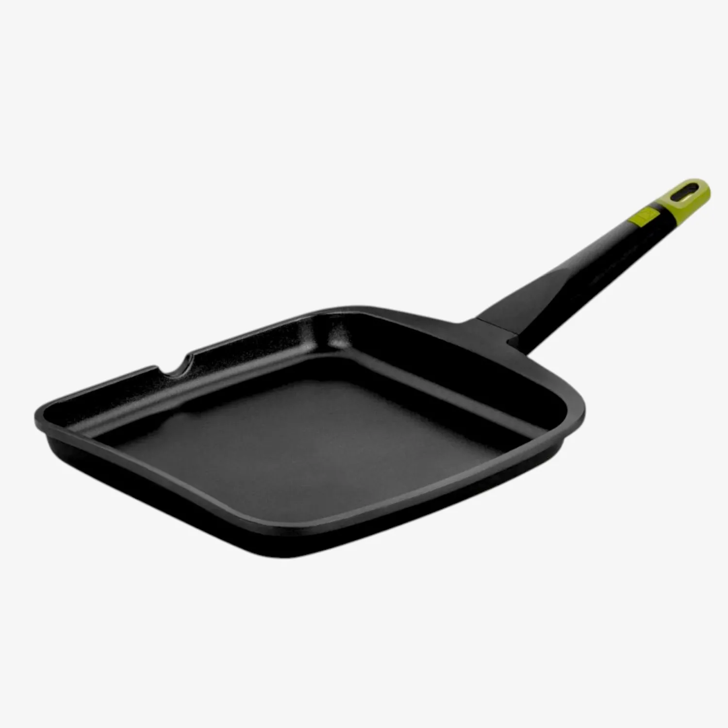 Casa Viva Grill liso de aluminio fundido antiadherente apto para inducción Foodie 28x31cm - BRA Best