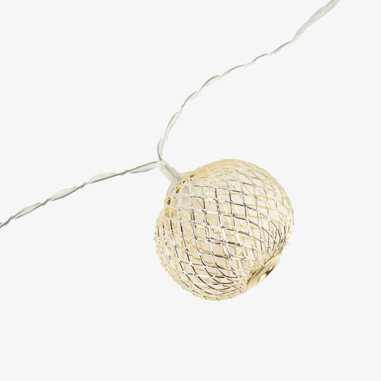 Casa Viva Guirnalda de luces con 10 bolas LED plateadas Hot