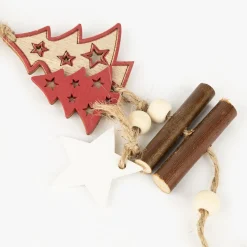 Casa Viva Guirnalda de madera Árboles navidad 105cm Sale