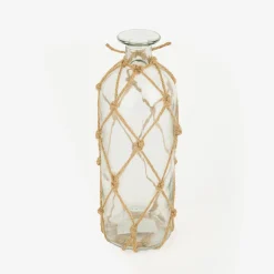 Casa Viva Jarrón de cristal con cuerda Rustic Ø9x28cm Discount
