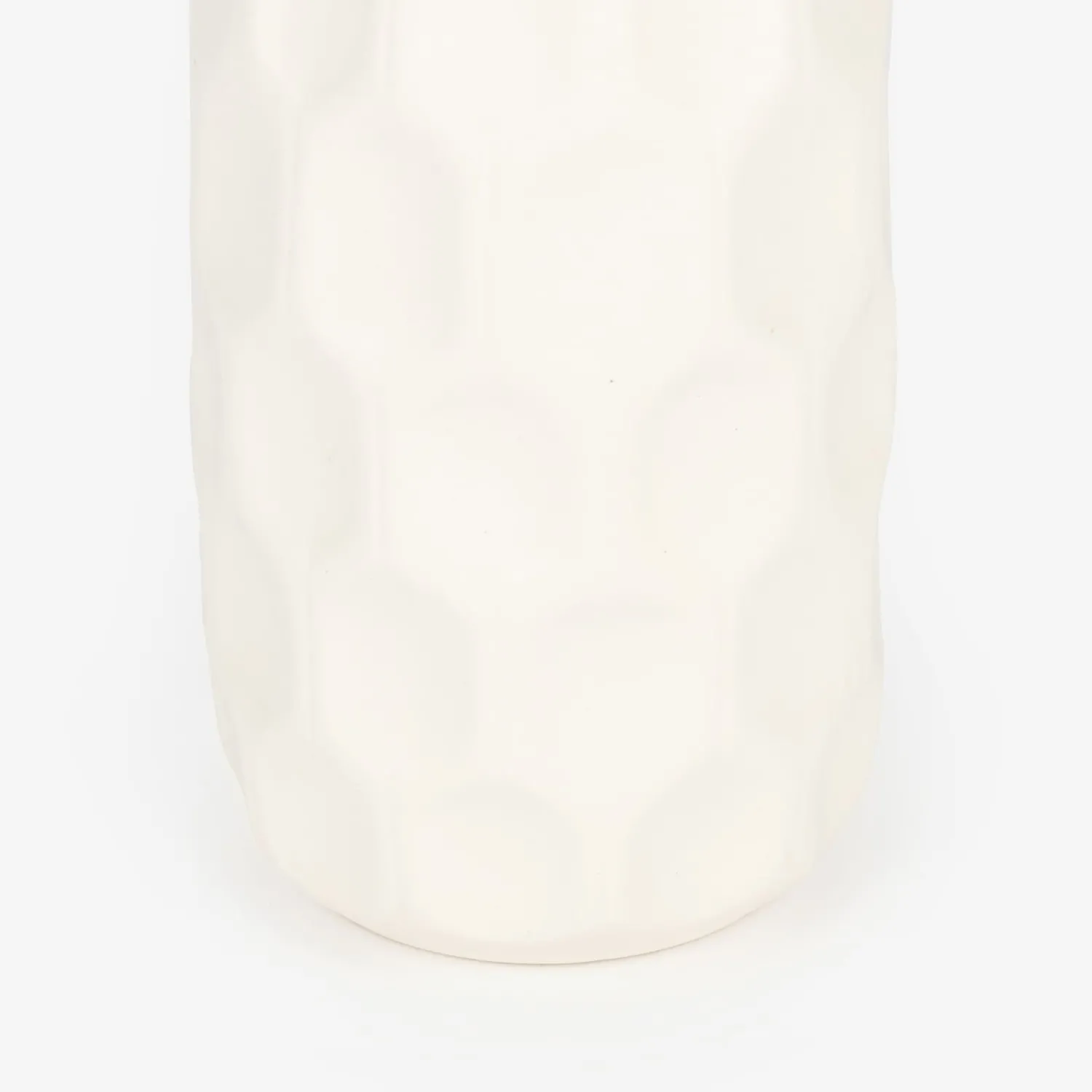 Casa Viva Jarrón de gres blanco Simón Ø9x19cm New