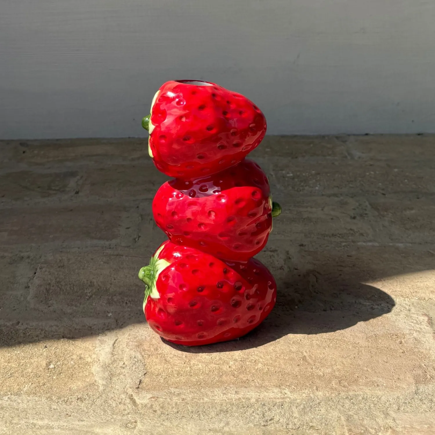 Casa Viva Jarrón rojo Fresa Ø11x20cm Best