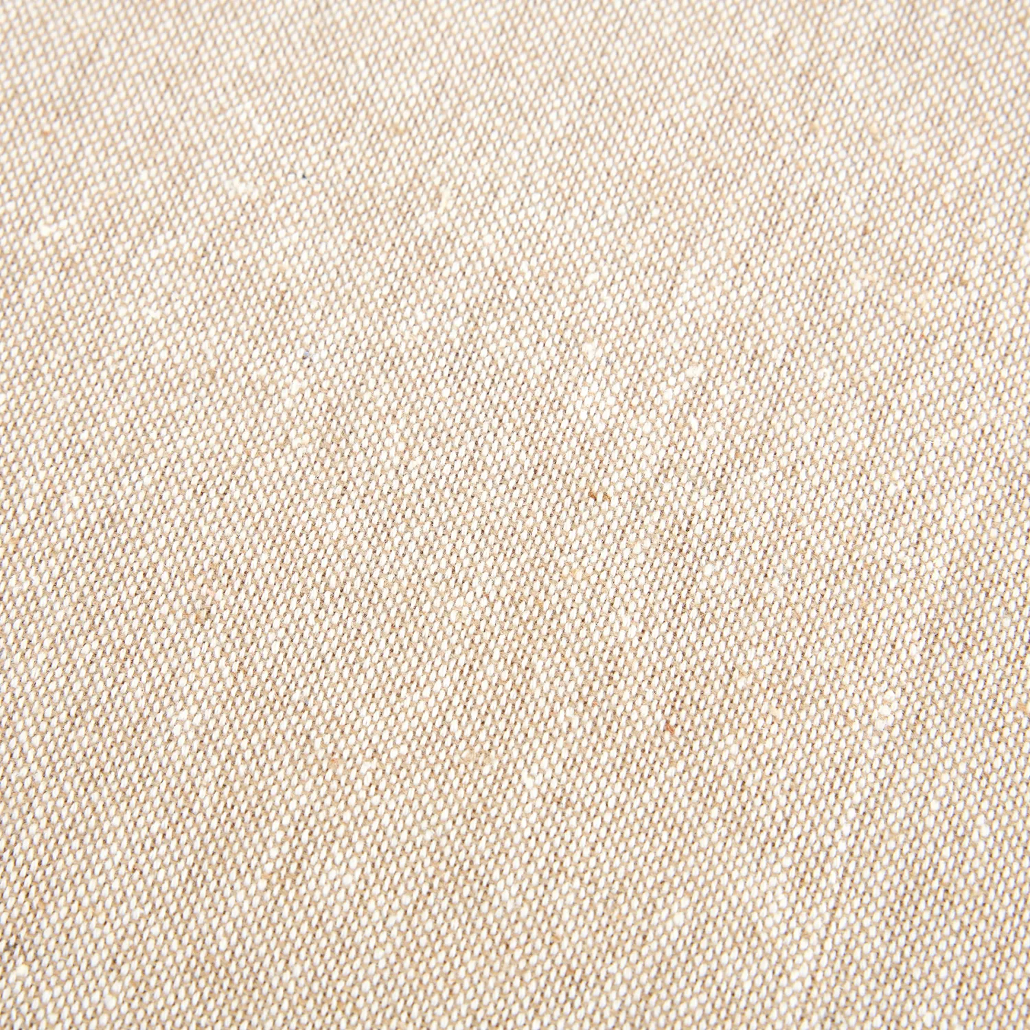 Casa Viva Mantel de algodón beige liso 150x200cm Clearance