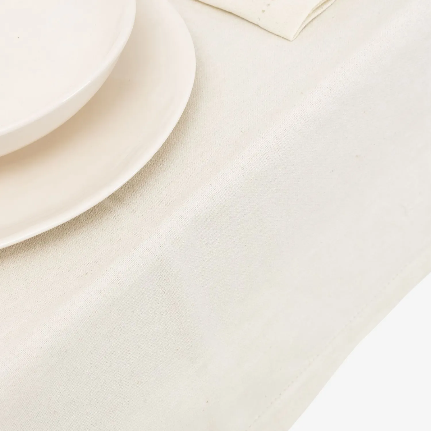 Casa Viva Mantel de algodón beige Vainica 140x140cm Outlet