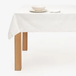 Casa Viva Mantel de algodón blanco Vainica Ø160cm Best