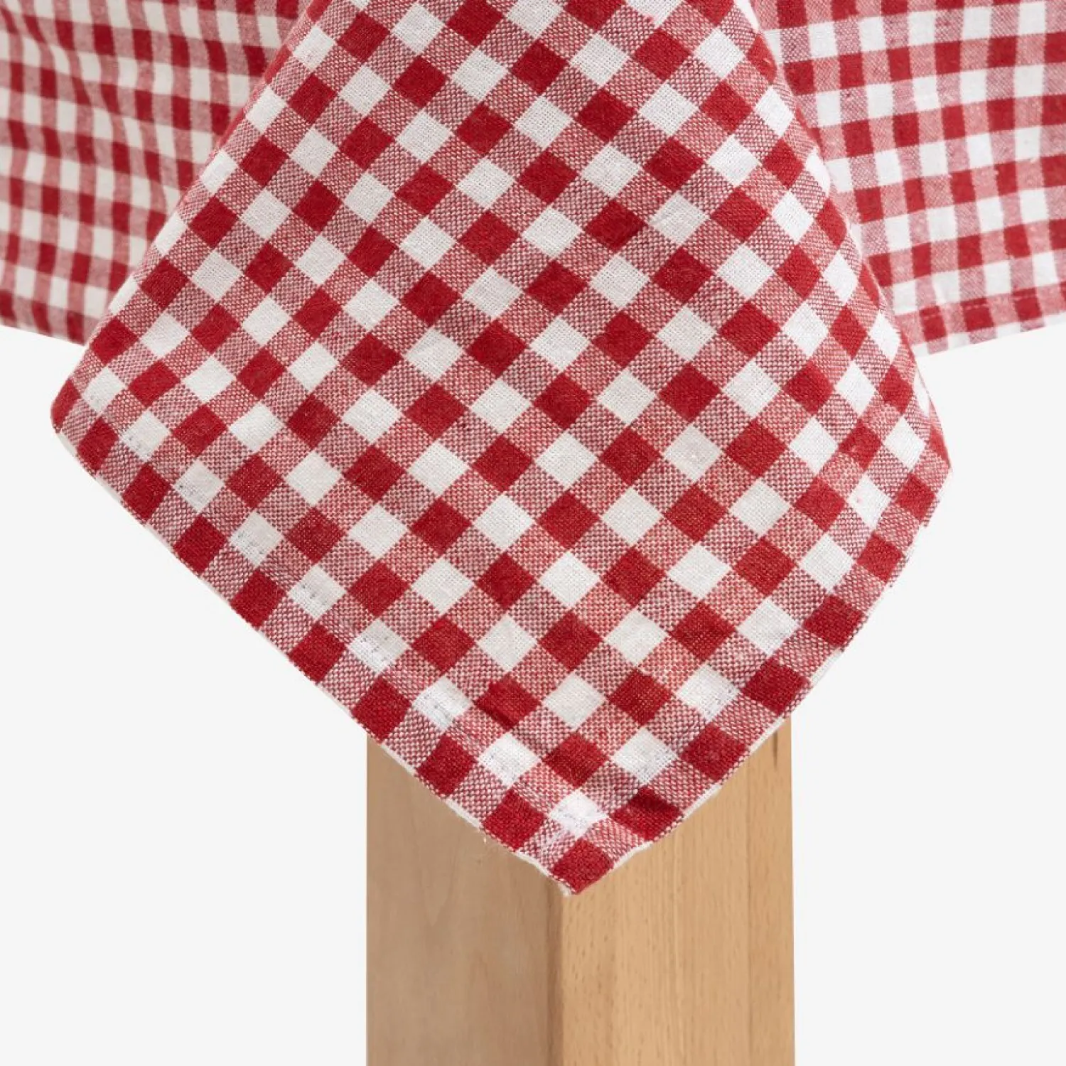 Casa Viva Mantel de algodón rojo Vichy 150x200cm Discount