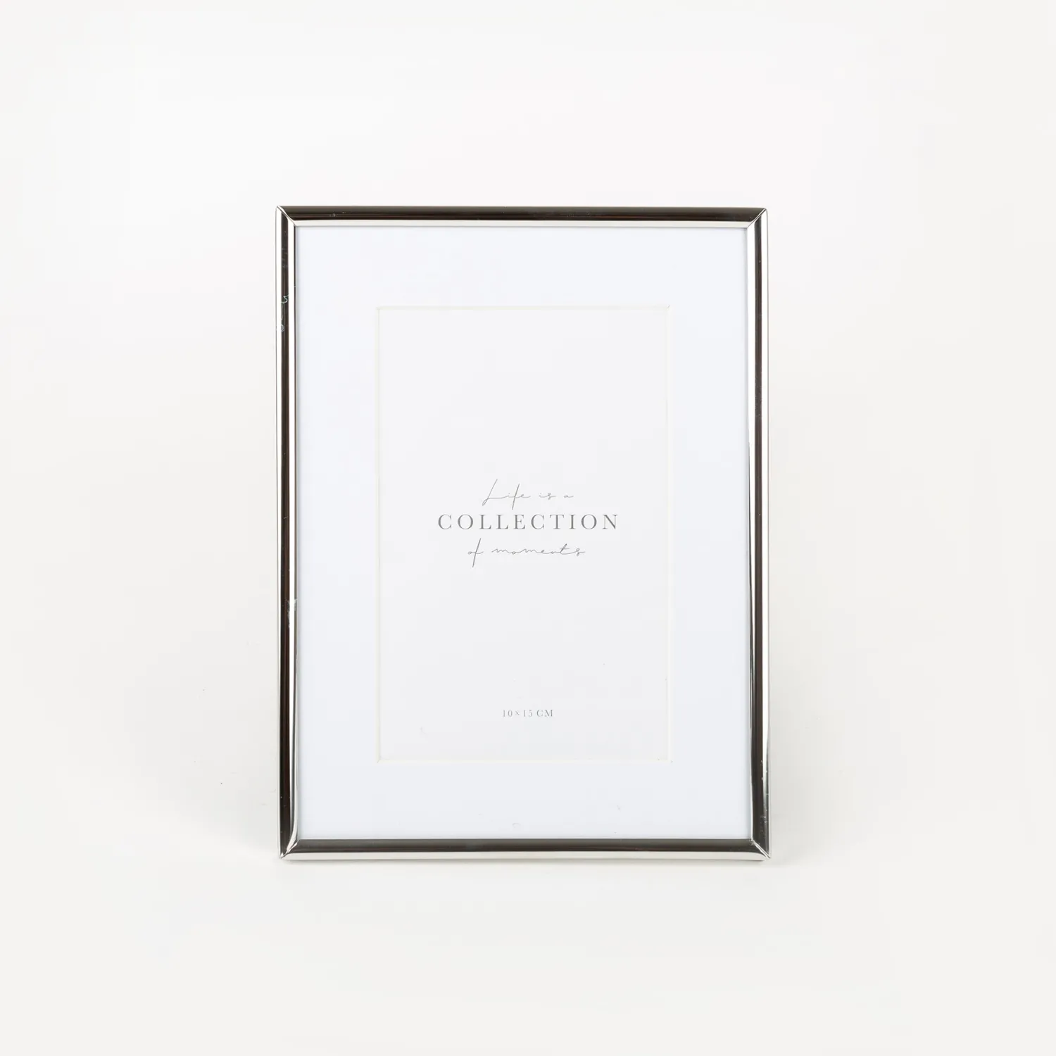 Casa Viva Marco de fotos de metal plateado Kilim 10x15cm Hot