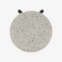 Casa Viva Mesa auxiliar de jardín de piedra blanca Nilo Ø60x72cm Discount