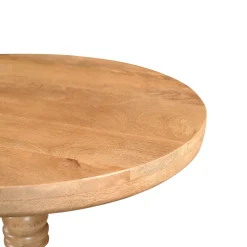 Casa Viva Mesa auxiliar de madera de mango Bogotá Ø50x70cm