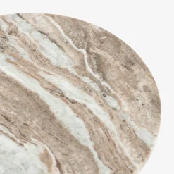 Casa Viva Mesa auxiliar de mármol beige Kern Ø35x58cm Clau&Chloe New