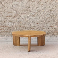 Casa Viva Mesa de centro de madera de mango Polanco Ø80x35cm Clau&Chloe