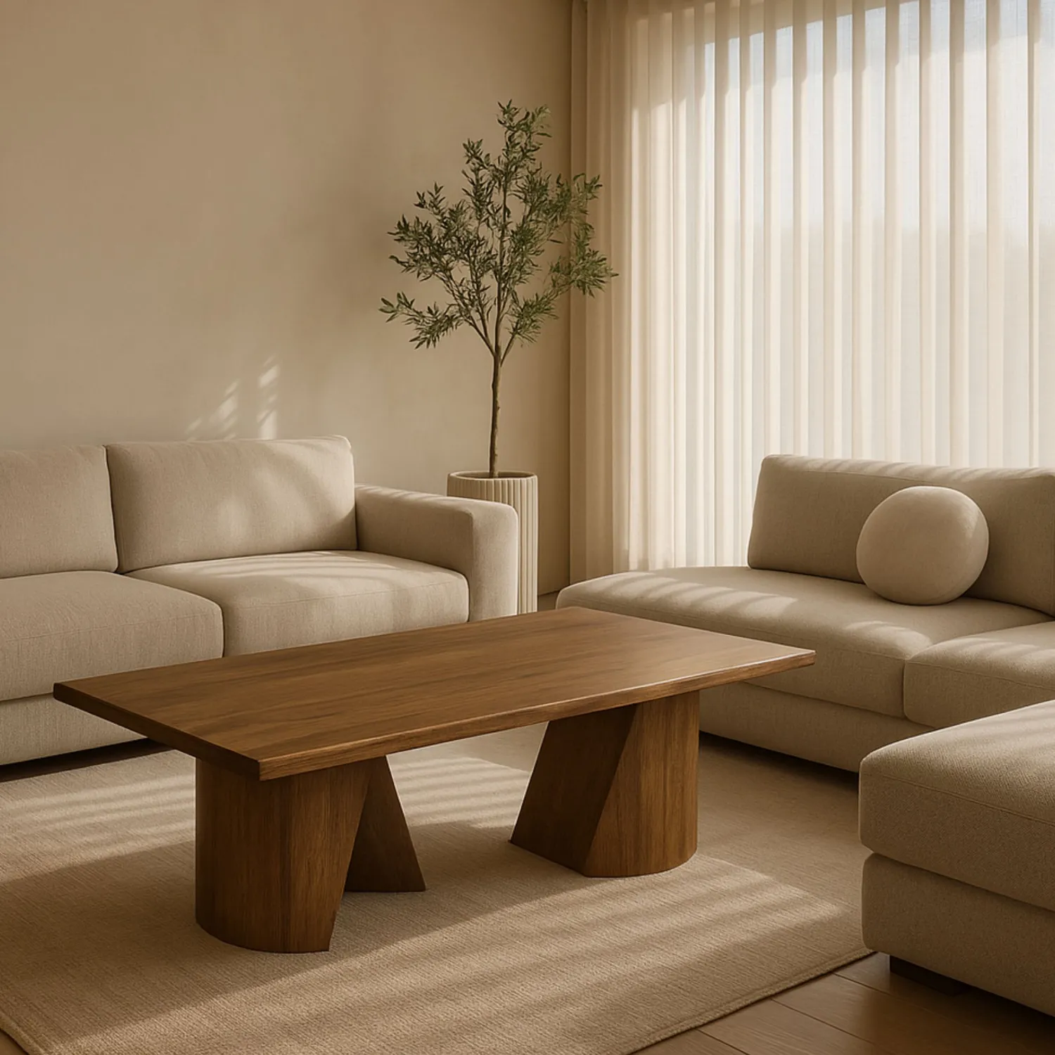 Casa Viva Mesa de centro de madera de mango Viena 120x65x46cm Clau&Chloe Sale