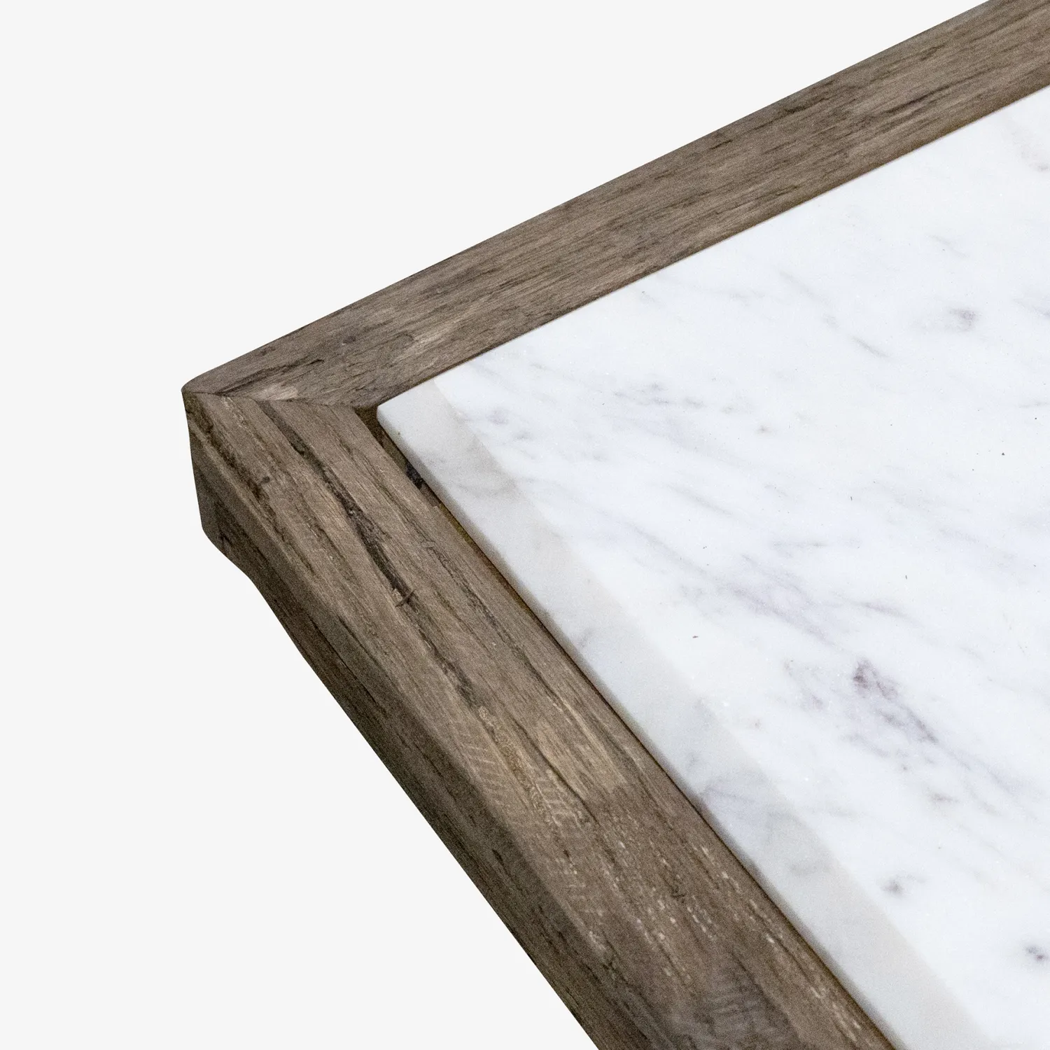 Casa Viva Mesa de centro de madera de olmo reciclada Pisco 100x100x45cm New