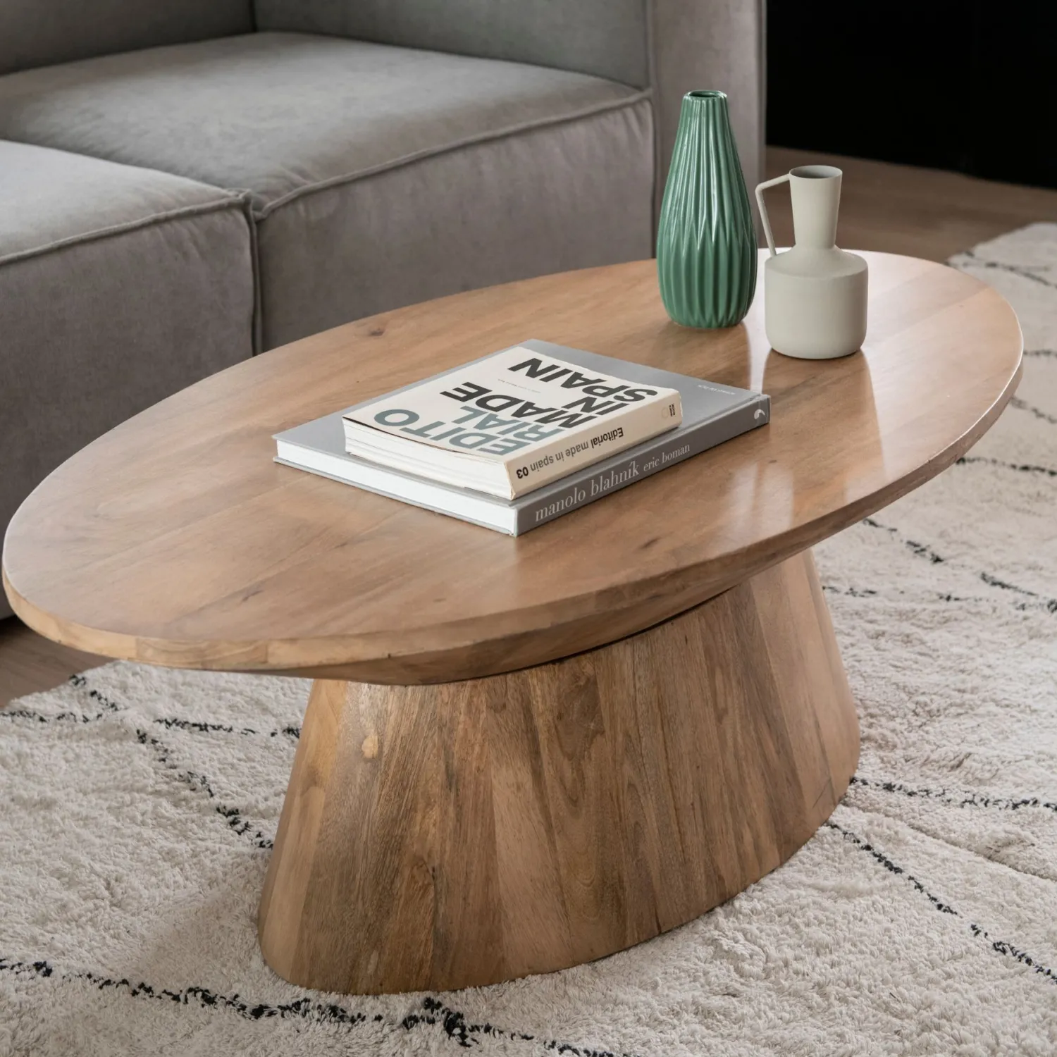 Casa Viva Mesa de centro de madera de mango Sidney 120x68x41cm Clau&Chloe Online