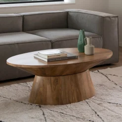 Casa Viva Mesa de centro de madera de mango Sidney 120x68x41cm Clau&Chloe Online