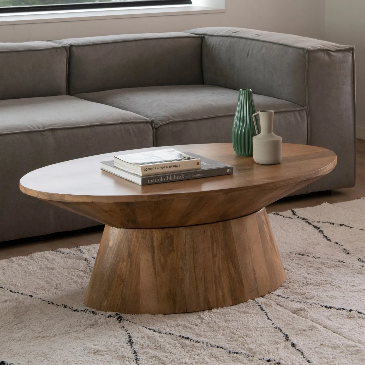 Casa Viva Mesa de centro de madera de mango Sidney 120x68x41cm Clau&Chloe Online