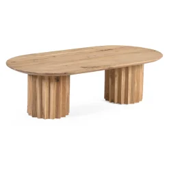 Casa Viva Mesa de centro de madera de acacia Mumbai 120x63x35cm Clau&Chloe Hot