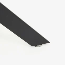 Casa Viva Mesa de comedor de cristal con patas de metal Fita Ø120x75cm Discount