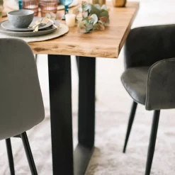 Casa Viva Mesa de comedor de madera acacia Brooklyn 180x90x77cm Outlet