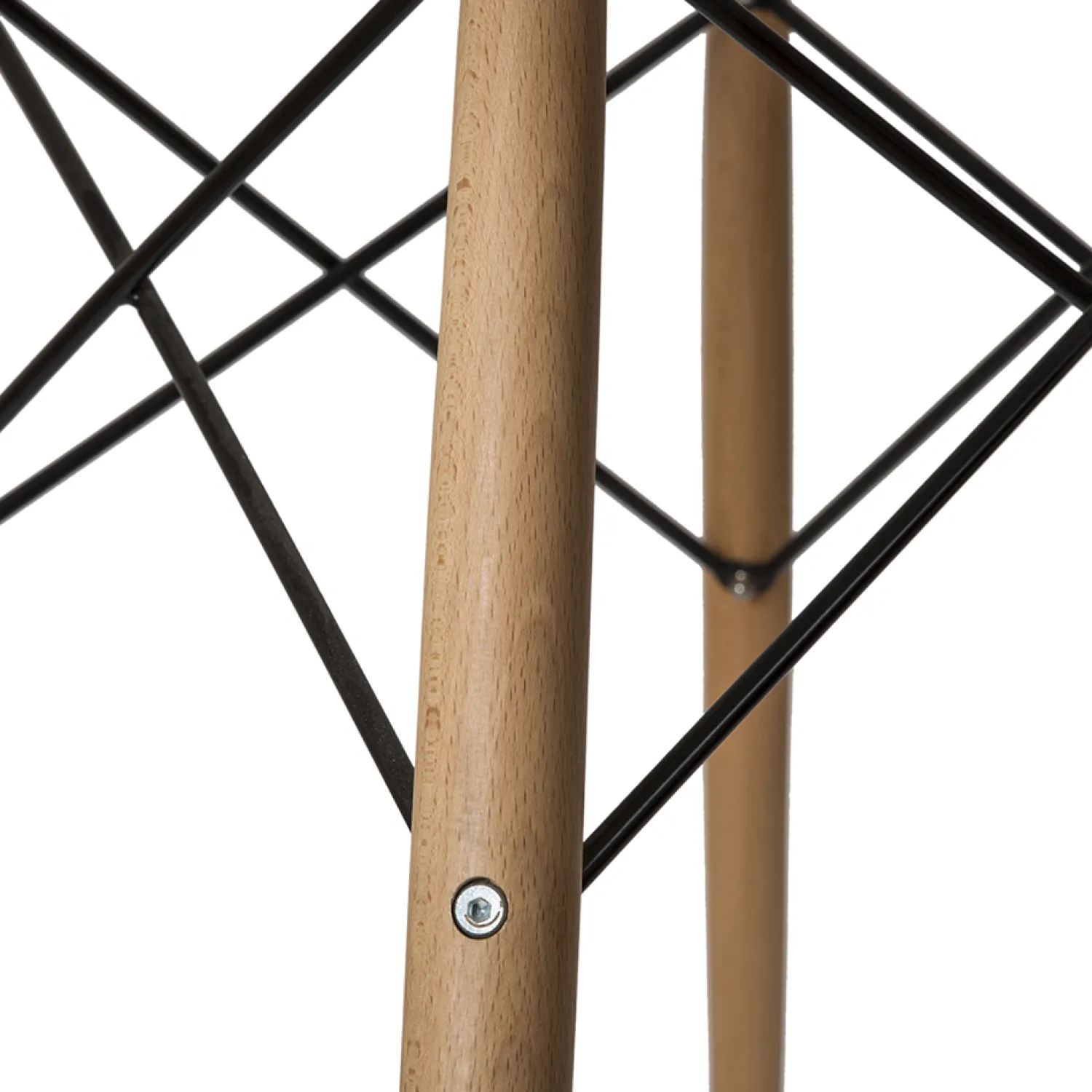 Casa Viva Mesa de comedor de madera redonda blanca Leisure Ø80x75cm Clearance