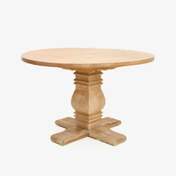 Casa Viva Mesa de comedor de madera de olmo Toulouse Ø120x76cm Discount