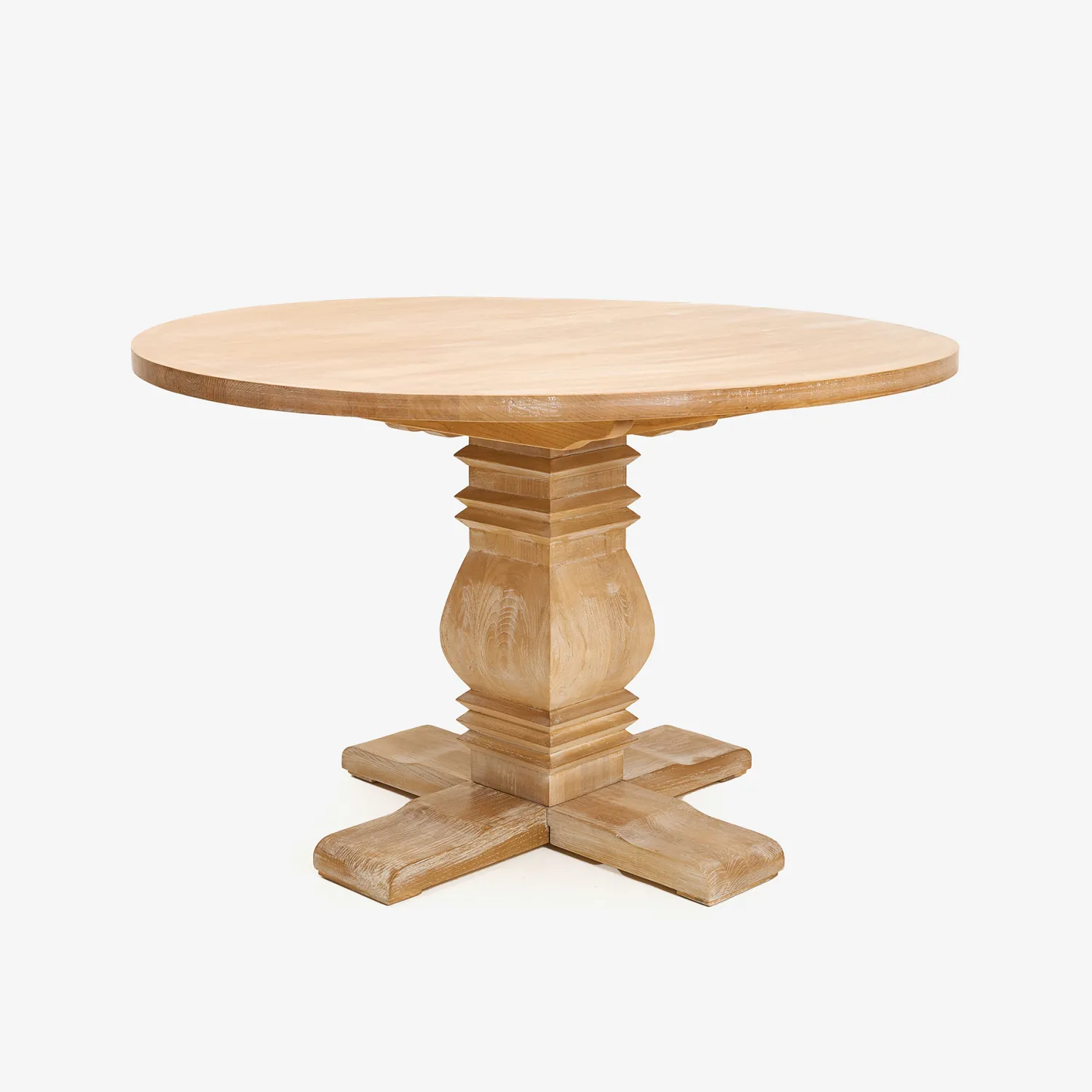 Casa Viva Mesa de comedor de madera de olmo Toulouse Ø120x76cm Discount