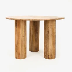 Casa Viva Mesa de comedor de madera de acacia Siba Ø120x77cm Clau&Chloe Outlet