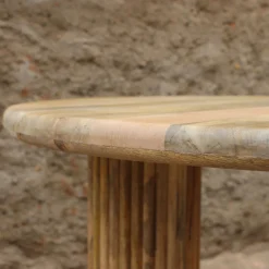 Casa Viva Mesa de comedor de madera de mango Singapur Ø120x76cm Clau&Chloe New