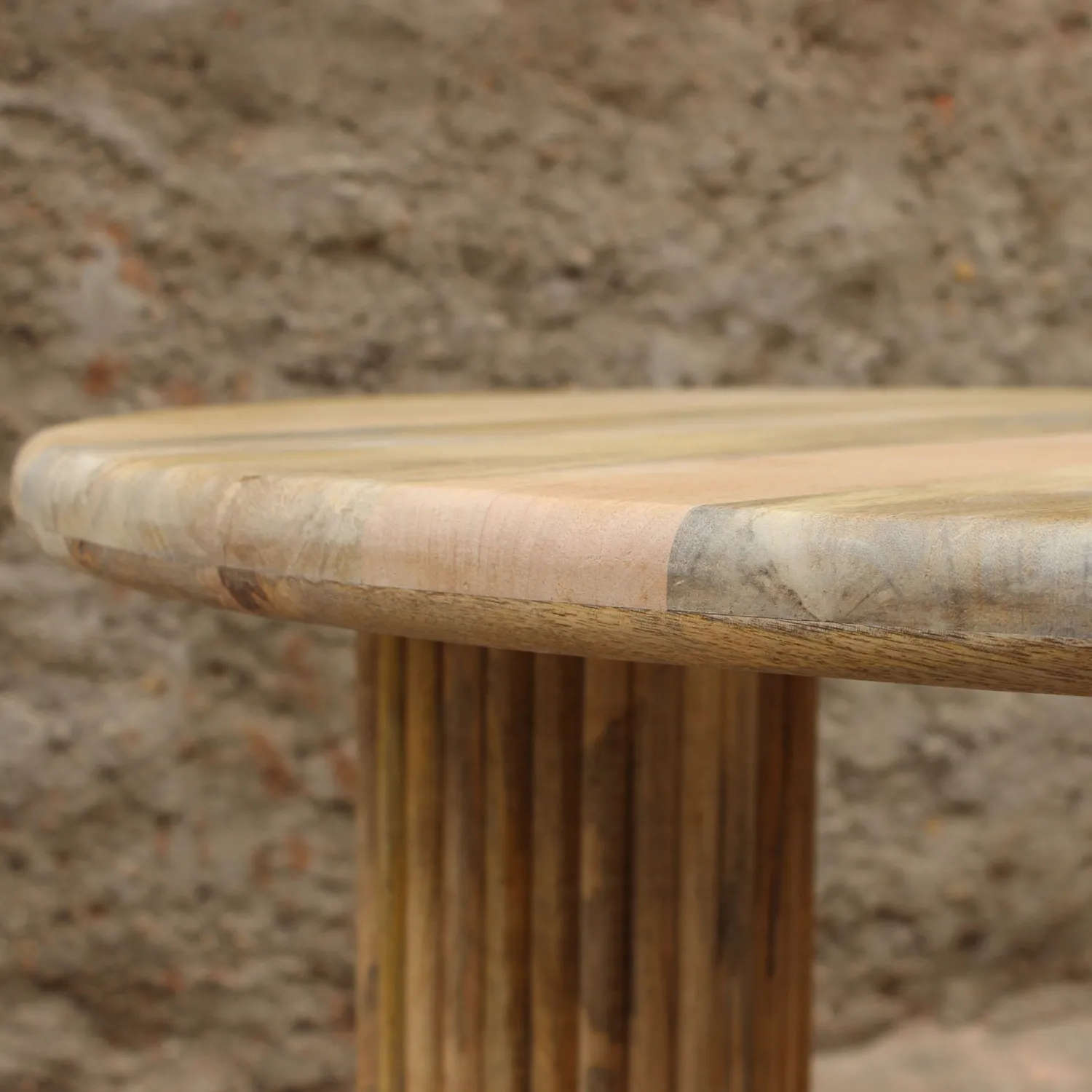 Casa Viva Mesa de comedor de madera de mango Singapur Ø120x76cm Clau&Chloe New