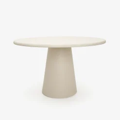 Casa Viva Mesa de comedor de microcemento Kurli Ø120x75cm Clau&Chloe Clearance